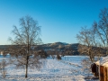 Utsikt från Solåker mot Ljusnan och Järvsö centrum